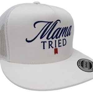 Mama Tried Western Country Design Ultra Logo Retro Vintage Style American Made C